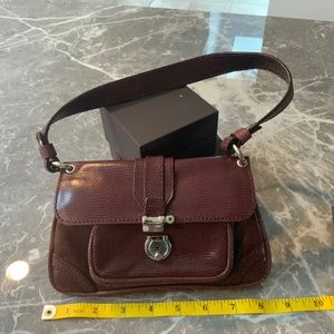 Burberry mini burgundy bag